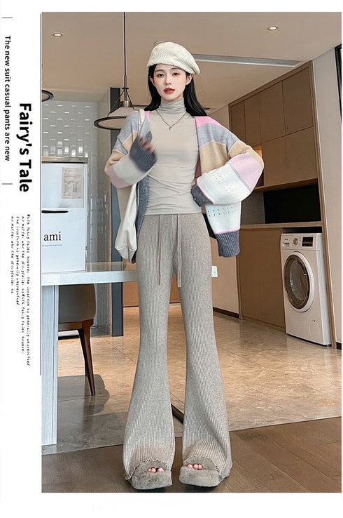 KELTIS Knitted Bootcut Long Pant